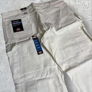Dickies Sherwin Williams Mens Relaxed Fit‎ Utility White Painters Pants 32x30